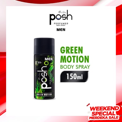 POSH Posh Spray Cologne Men Green Motion Botol 150ml