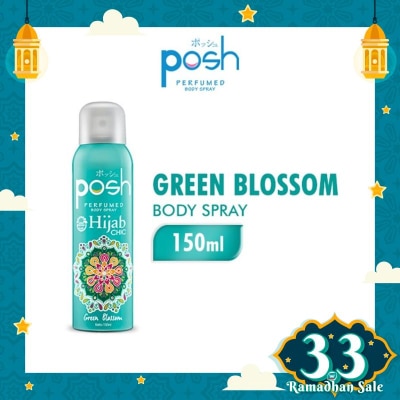 POSH POSH B/SPRAY HIJAB GREEN BLOSSOM 150ML