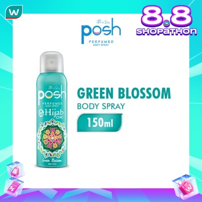 POSH Posh Spray Hijab Green Blossom Botol 150ml