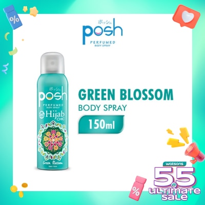 POSH POSH B/SPRAY HIJAB GREEN BLOSSOM 150ML