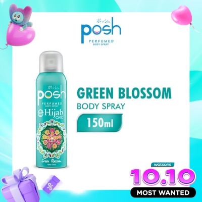POSH Posh Spray Hijab Green Blossom Botol 150ml image