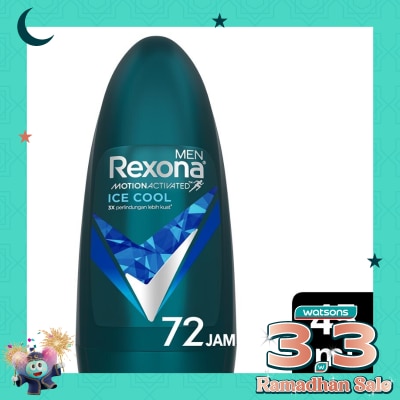REXONA Men Anti-Perspirant Deodorant Roll On Ice Cool 45Ml