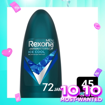 REXONA Men Anti-Perspirant Deodorant Roll On Ice Cool 45Ml