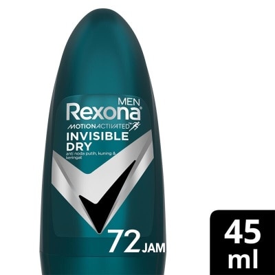 REXONA Men Deodorant Anti-Perspirant Invisible Dry Roll On 45Ml