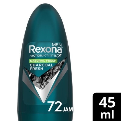 REXONA Men Deodorant Anti-Perspirant Roll On Natural Fresh Charcoal Fresh 45Ml