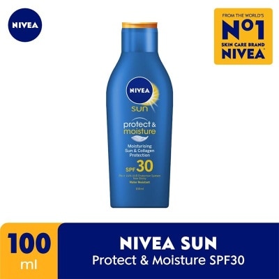 NIVEA Nivea Sun Protect & Moisture Lotion SPF30 100mL - Sunscreen Tubuh