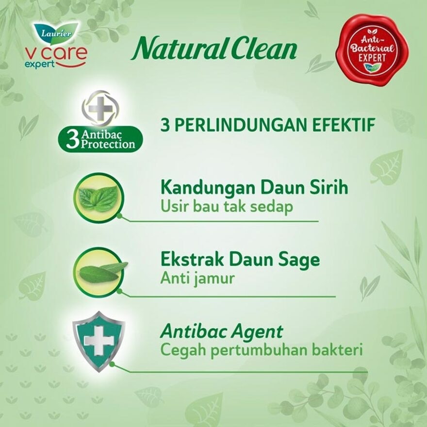 Pantyliner Natural Clean 40'S