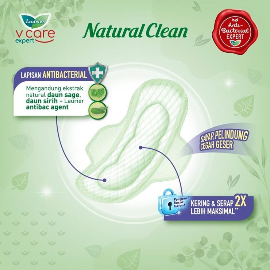 Pantyliner Natural Clean 40'S