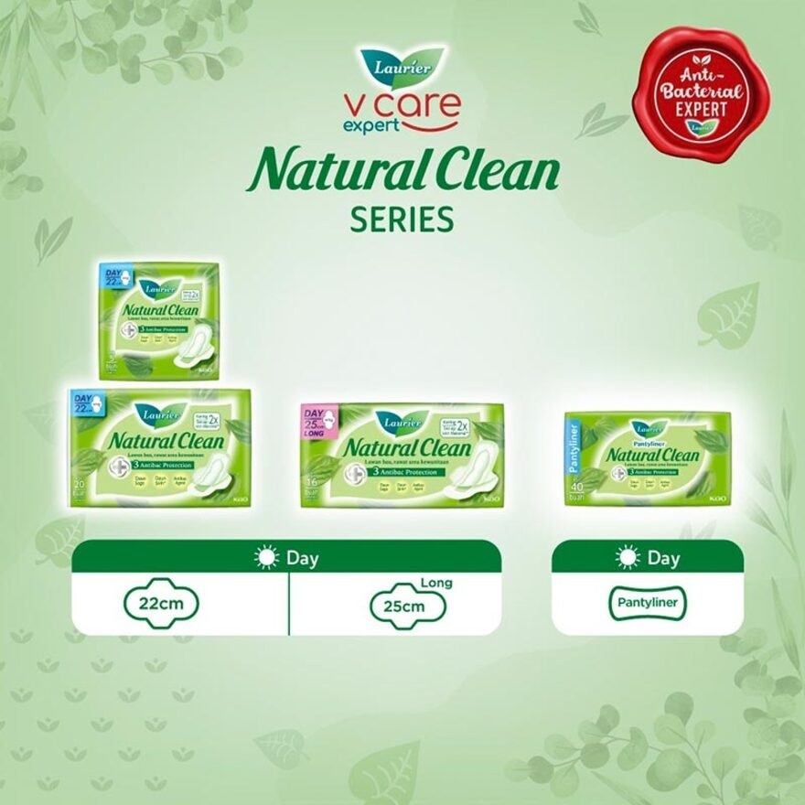 Pantyliner Natural Clean 40'S