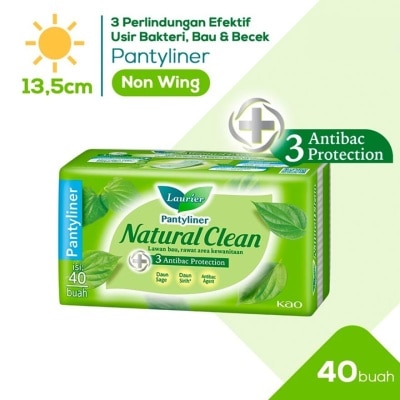 LAURIER Laurier Pantyliner Natural Clean 40'S