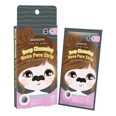 WATSONS Watsons Deep Cln Nose Pore Strip Charcoal 10S