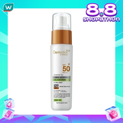 DERMACTION PLUS Advanced Sun Hybrid Activated Zinc Acne-Prone Aqua Gel SPF 50+ PA++++ 40ml