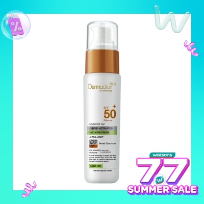 DERMACTION PLUS Advanced Sun Hybrid Activated Zinc Acne-Prone Aqua Gel SPF 50+ PA++++ 40ml