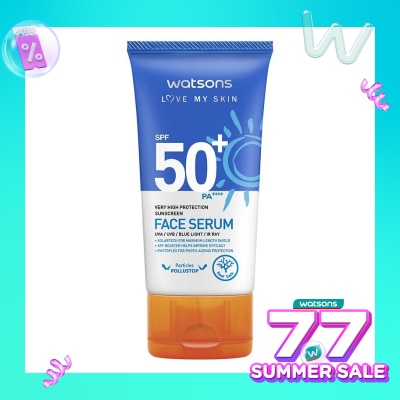 WATSONS Very High Protection Sunscreen Face Serum SPF50+ PA++++ 50ml