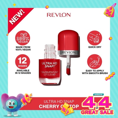 REVLON - Revlon Ultra HD Snaps Nail Polish - Cherry On Top