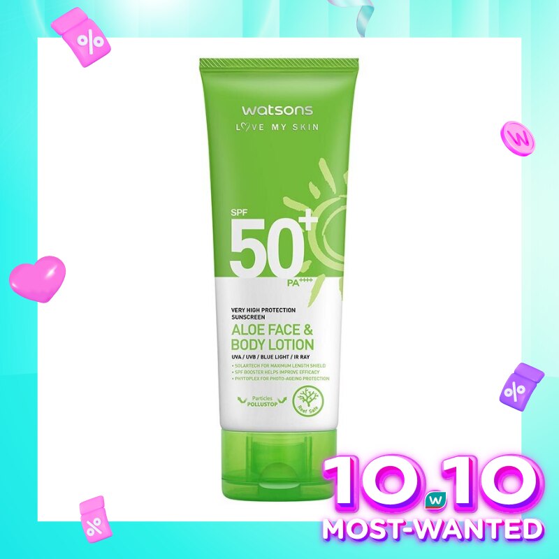 Very High Protection Sunscreen Aloe Face Body Lotion SPF50+ PA++++ 100ml
