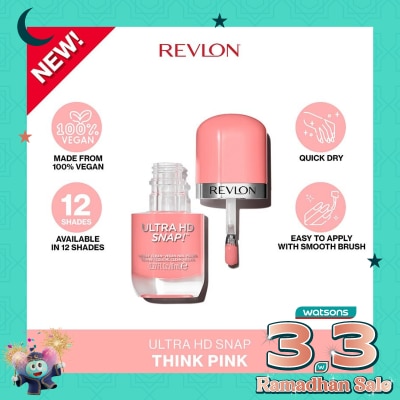 REVLON Revlon Ultra HD Snaps Nail Polish - Think Pink