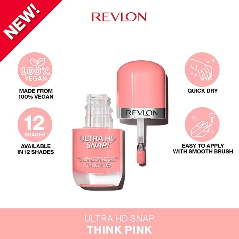 Revlon Ultra HD Snaps Nail Polish - Think Pink