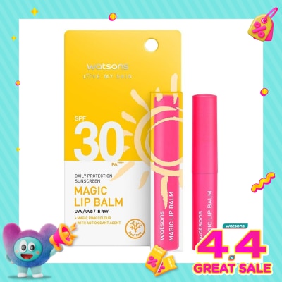 WATSONS - Daily Protection Sunscreen Magic Lip Balm SPF30 PA++++ 1.7g