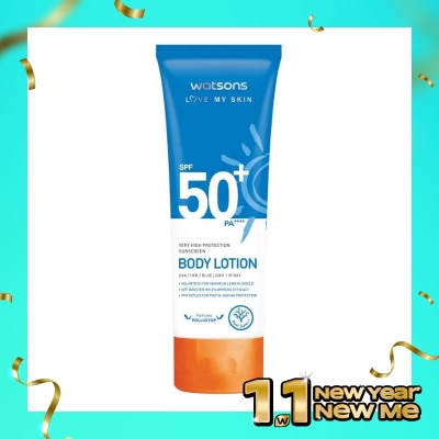 WATSONS Very High Protection Sunscreen Body Lotion SPF50+ PA++++ 100ml