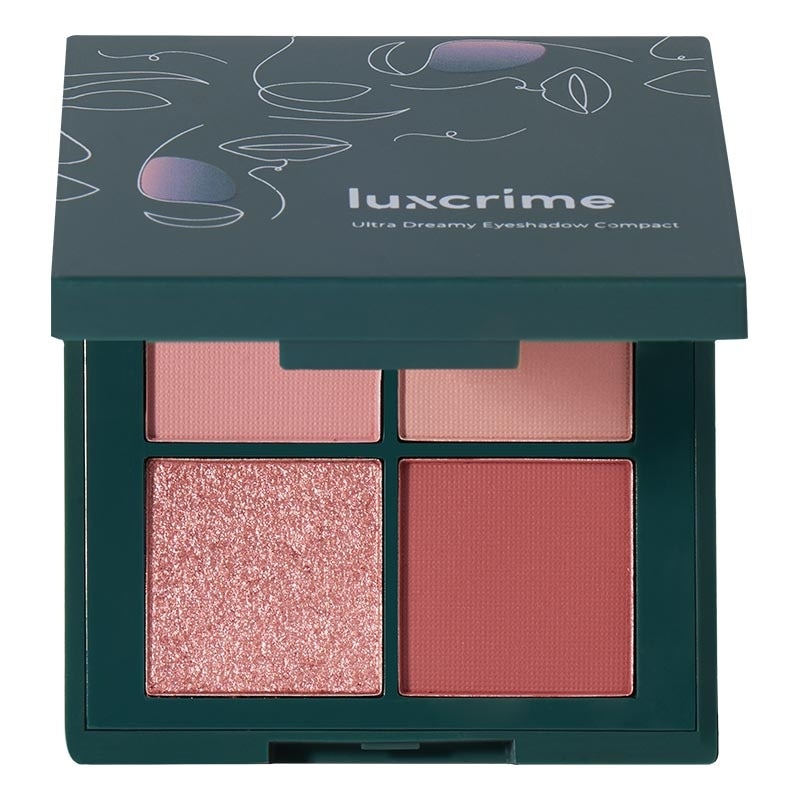 LUXCRIME Ultra Dreamy Eyeshadow Compact Rose Cocktail