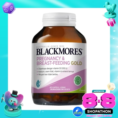 BLACKMORES - Blackmores Pregnancy & Breast Feeding Gold 60'S image