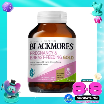 BLACKMORES - Blackmores Pregnancy & Breast Feeding Gold 120'S image