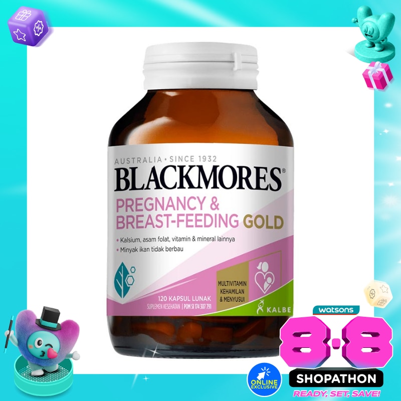 Blackmores Pregnancy & Breast Feeding Gold 120'S image