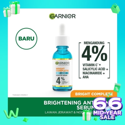 GARNIER Bright Complete Anti Acne Booster Serum 30ml