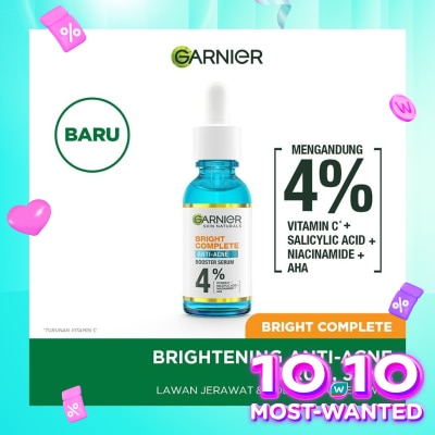 GARNIER Bright Complete Anti Acne Booster Serum 30ml