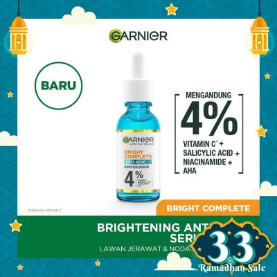 GARNIER Bright Complete Anti Acne Booster Serum 30ml