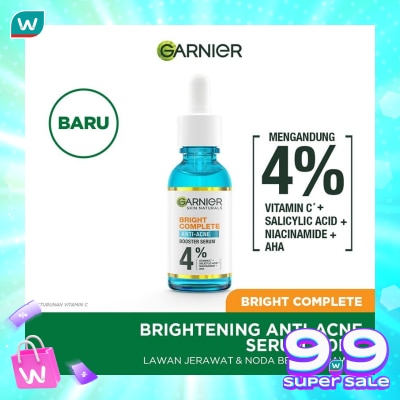 GARNIER Bright Complete Anti Acne Booster Serum 30ml