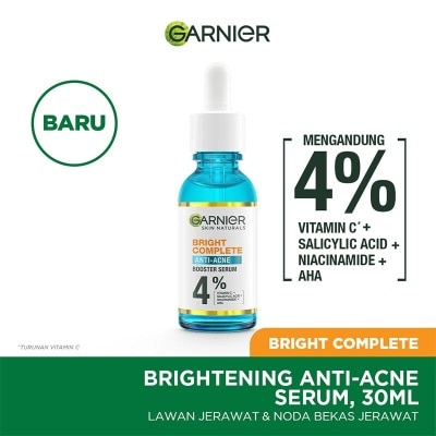 GARNIER Bright Complete Anti Acne Booster Serum 30ml