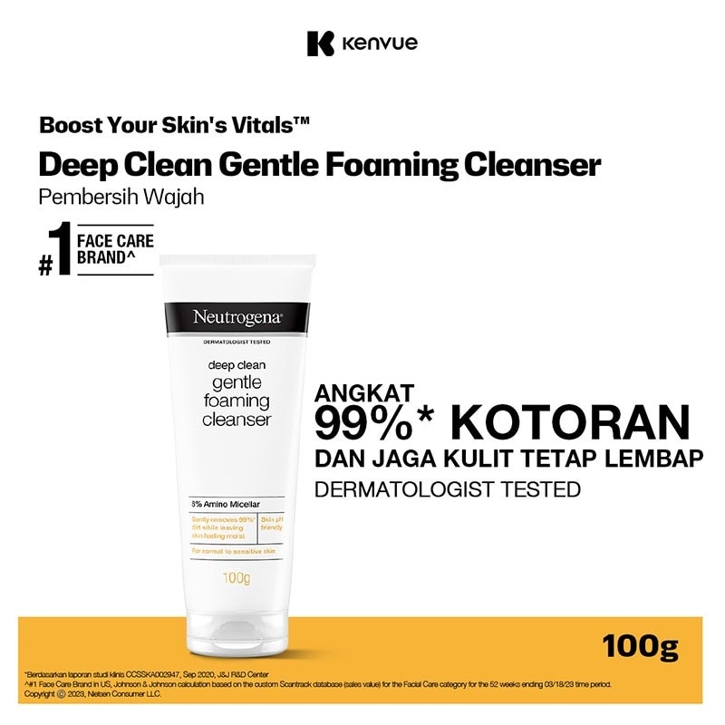 Deep Clean Gentle Foaming Cleanser 100Gr