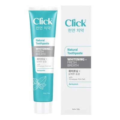 CLICK Natural Toothpaste Whitening + Fresh Breath