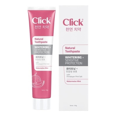 CLICK Natural Toothpaste Whitening + Sensitive Protection