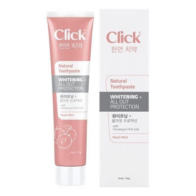 CLICK Natural Toothpaste Whitening + All Out Protection