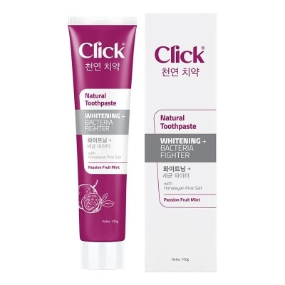 CLICK Natural Toothpaste Whitening + Bacteria Fighter