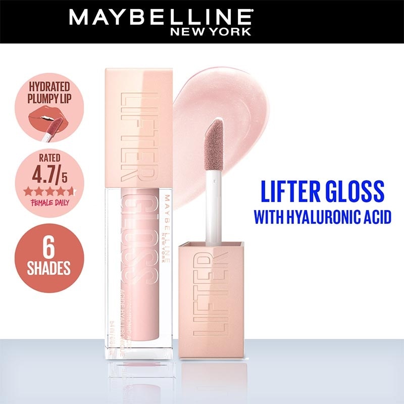 Promo Harga Maybelline Lifter Gloss 002 Ice 5 ml - Watsons