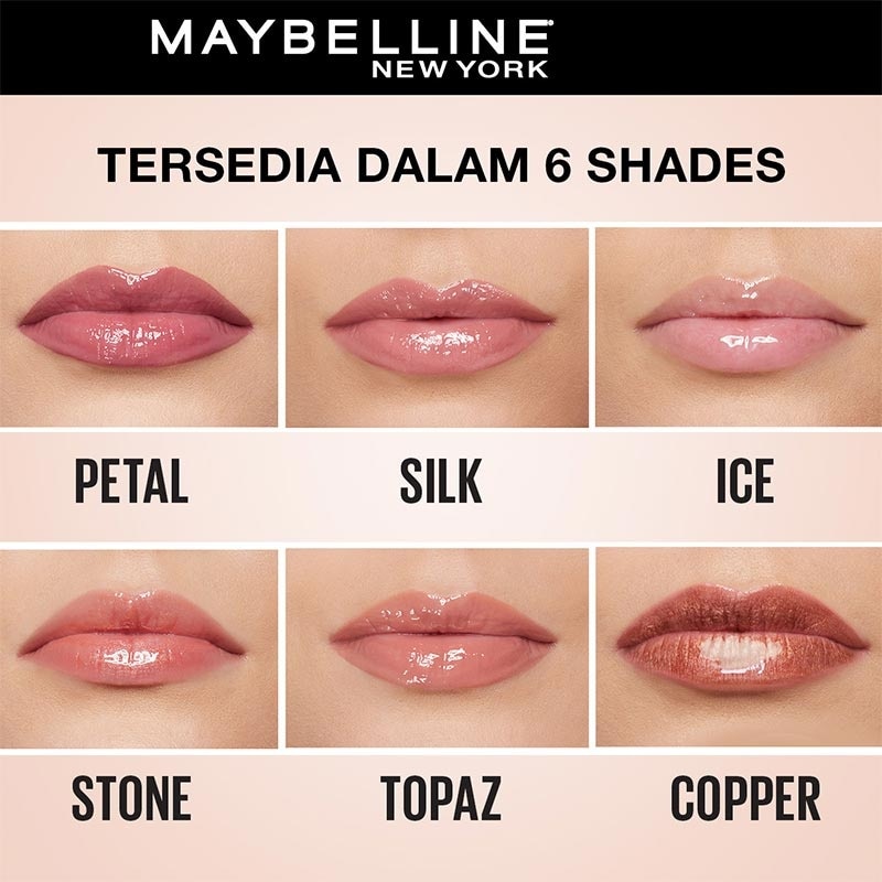 Lifter Gloss - Lip Gloss Plump MakeUp dengan Hyaluronic Acid 008 Stone