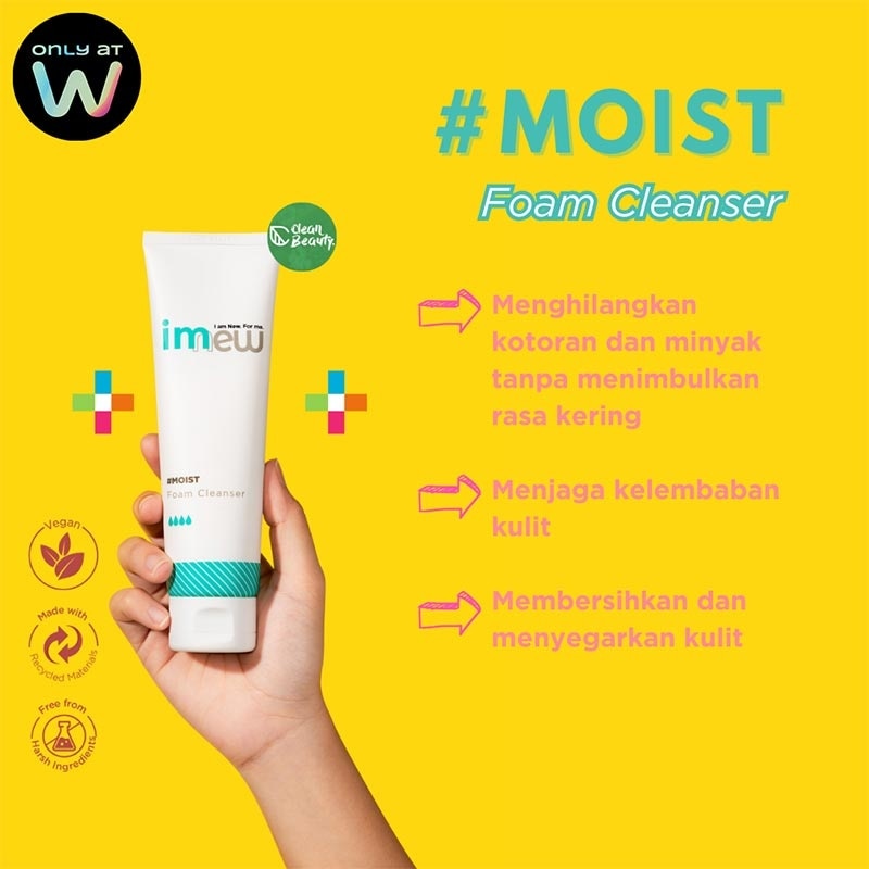 Imew Moist Foam Cleanser 125Ml