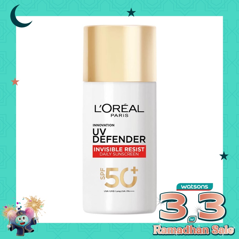 UV Defender Serum Protector Sunscreen Invisible Resist SPF 50+ PA++++ 50ml