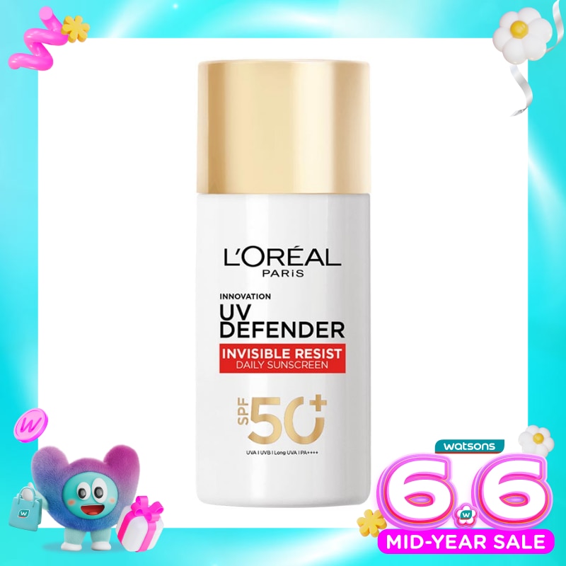 UV Defender Invisible Fluid Sunscreen SPF50+ PA++++
