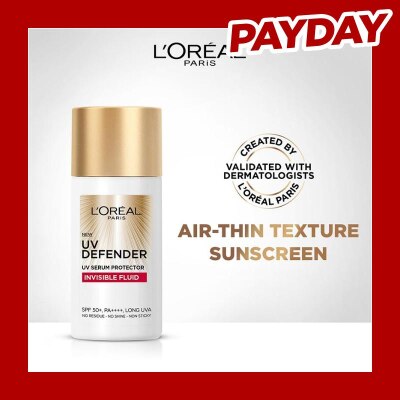 L'OREAL UV Defender Invisible Fluid Sunscreen SPF50+ PA++++