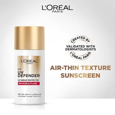 L'OREAL UV Defender Invisible Fluid Sunscreen SPF50+ PA++++