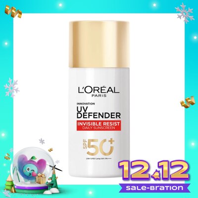 L'OREAL UV Defender Serum Protector Sunscreen Invisible Resist SPF 50+ PA++++ 50ml
