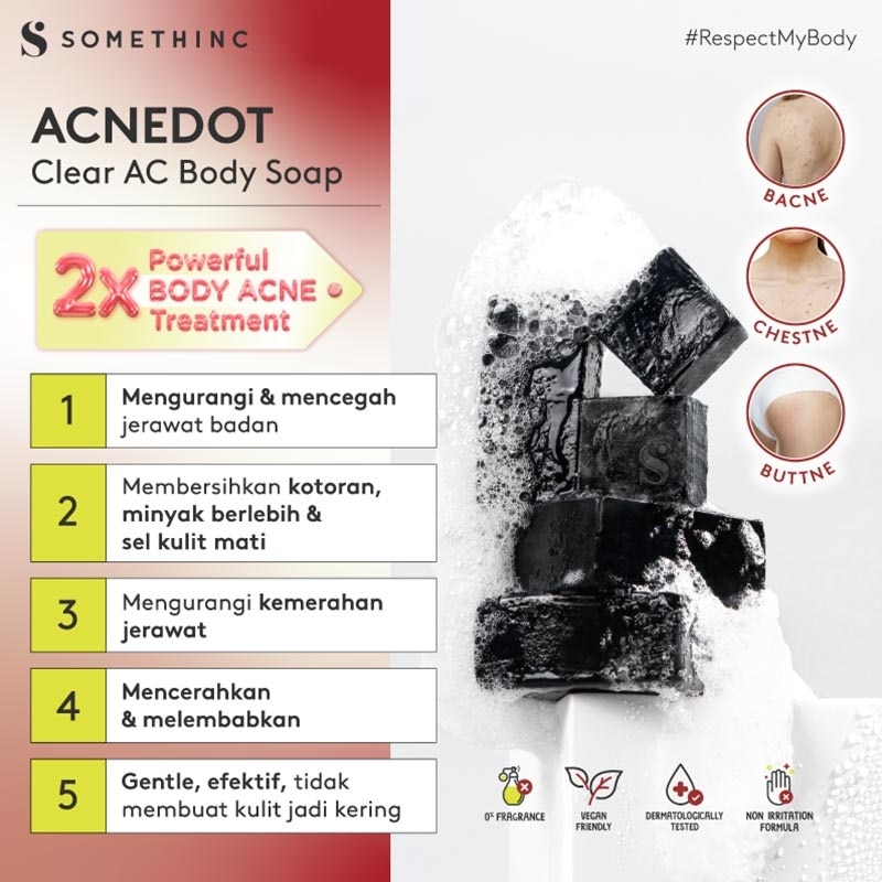 Somethinc Acnedot Clear Ac Body Soap - 80g