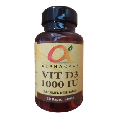 ALPHACARE Vitamin D3 1000Iu 30'S