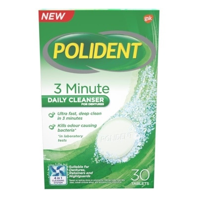 POLIDENT Polident Daily Cleanser 30's