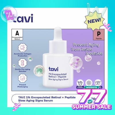 TAVI 1% Encapsulated Retinol + Peptide Slow Aging Signs Serum 30 ml